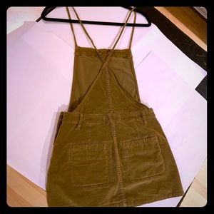Free people corduroy dress/overall
